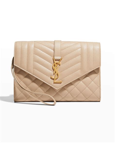 ysl monogramme quilted envelope clutch|buy ysl clutch online.